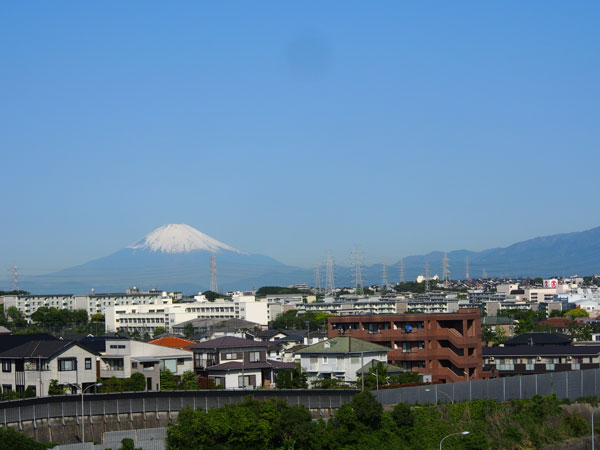 我が家から見る富士山